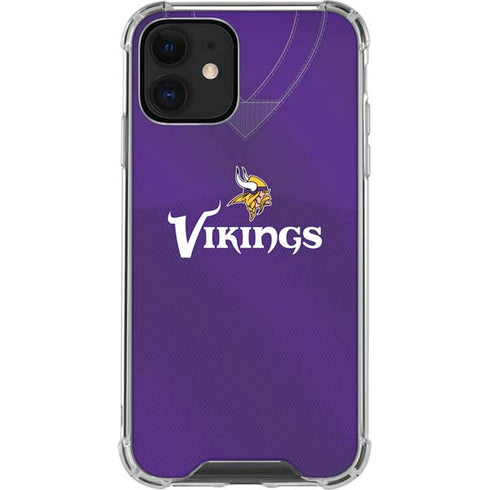 NFL Minnesota Vikings Team Jersey iPhone 12 Mini Clear Case