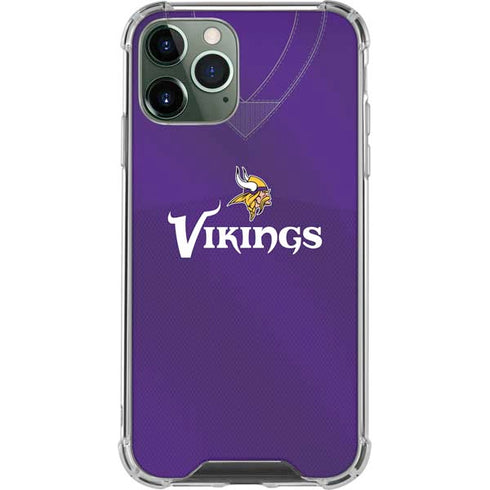 NFL Minnesota Vikings Team Jersey iPhone 12 Pro Max Clear Case