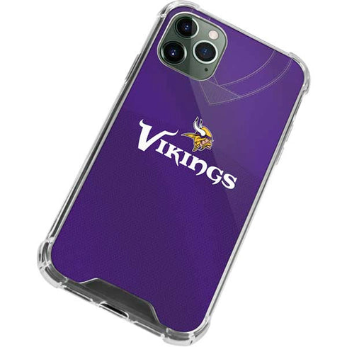 NFL Minnesota Vikings Team Jersey iPhone 12 Pro Max Clear Case