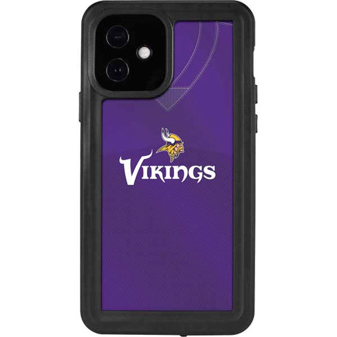 NFL Minnesota Vikings Team Jersey iPhone 12 Waterproof Case