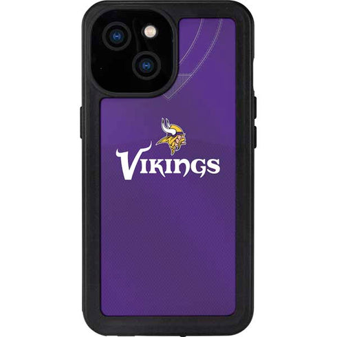 NFL Minnesota Vikings Team Jersey iPhone 13 Mini Waterproof Case