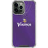 NFL Minnesota Vikings Team Jersey iPhone 13 Pro Max Clear Case