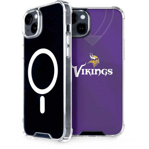 NFL Minnesota Vikings Team Jersey iPhone 14 MagSafe Case