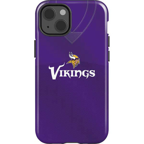 NFL Minnesota Vikings Team Jersey iPhone 15 Impact Case
