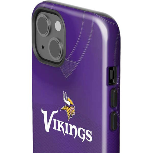 NFL Minnesota Vikings Team Jersey iPhone 15 Impact Case