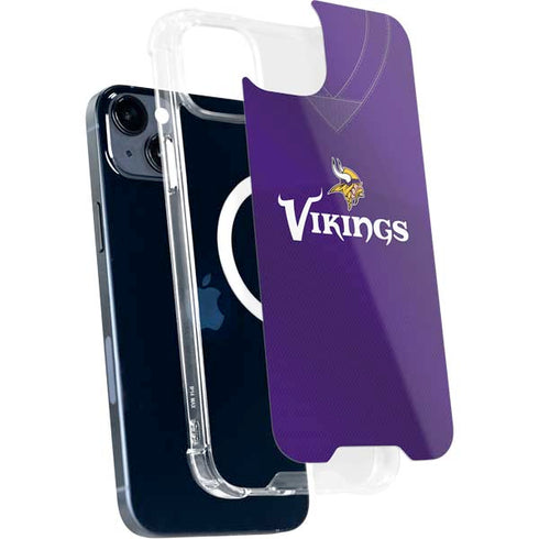 NFL Minnesota Vikings Team Jersey iPhone 14 Plus MagSafe Case