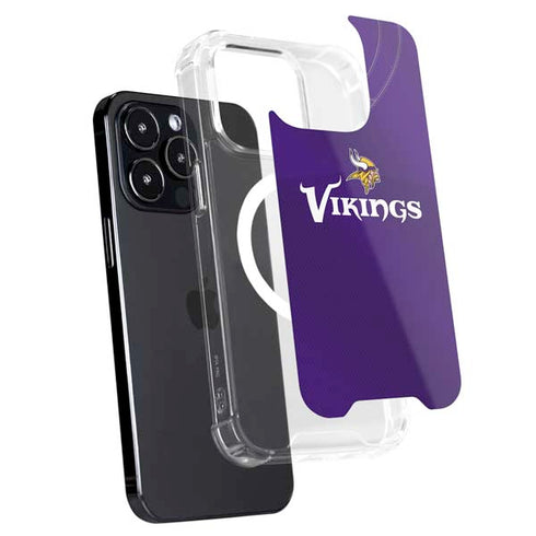 NFL Minnesota Vikings Team Jersey iPhone 15 Pro MagSafe Case
