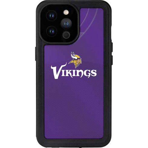 NFL Minnesota Vikings Team Jersey iPhone 14 Pro Max Waterproof Case