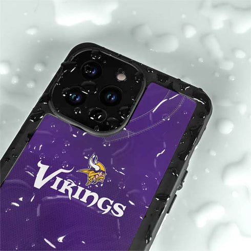 NFL Minnesota Vikings Team Jersey iPhone 14 Pro Max Waterproof Case