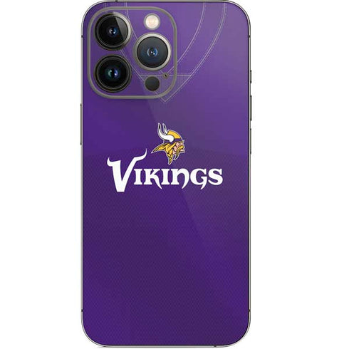 NFL Minnesota Vikings Team Jersey iPhone 14 Pro Skin
