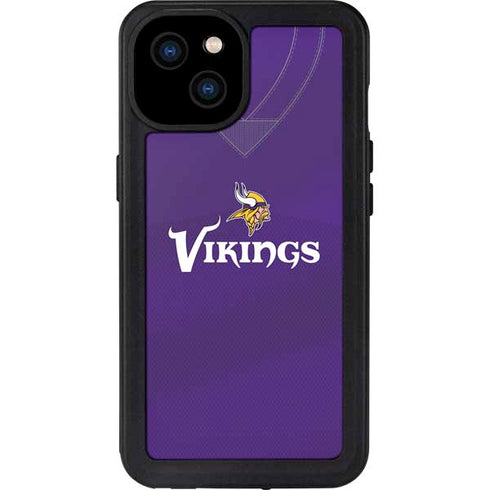 NFL Minnesota Vikings Team Jersey iPhone 15 Plus Waterproof Case