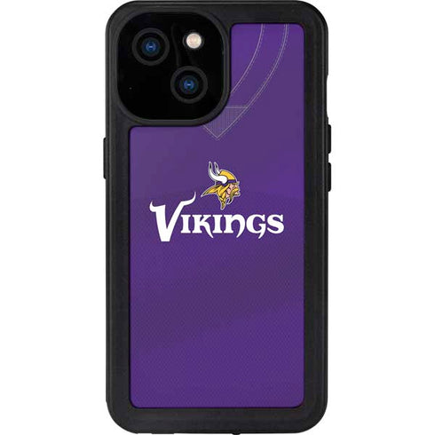 NFL Minnesota Vikings Team Jersey iPhone 15 Waterproof Case