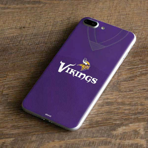NFL Minnesota Vikings Team Jersey iPhone 8 Plus Skin