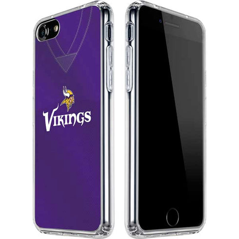 NFL Minnesota Vikings Team Jersey iPhone SE (2nd & 3rd Gen) Clear Case