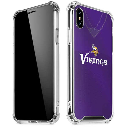 NFL Minnesota Vikings Team Jersey iPhone X/XS Clear Case