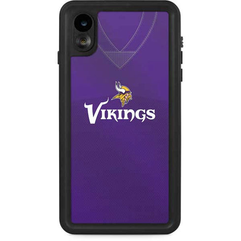 NFL Minnesota Vikings Team Jersey iPhone XR Waterproof Case
