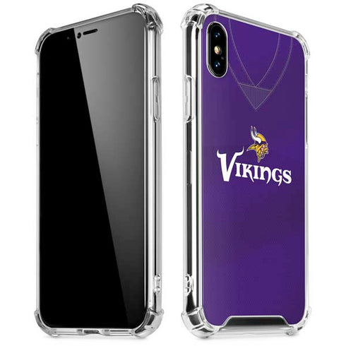 NFL Minnesota Vikings Team Jersey iPhone XS Max Clear Case