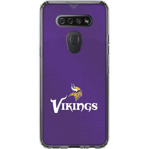 NFL Minnesota Vikings Team Jersey LG K51/Q51 Clear Case