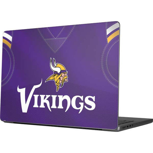NFL Minnesota Vikings Team Jersey MacBook Pro 14in (2021-24) Skin