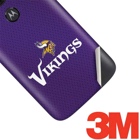 NFL Minnesota Vikings Team Jersey Moto E5 Play Skin