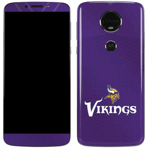 NFL Minnesota Vikings Team Jersey Moto E5 Plus Skin