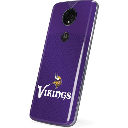 NFL Minnesota Vikings Team Jersey Moto E5 Plus Skin