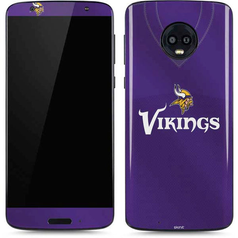 NFL Minnesota Vikings Team Jersey Moto G6 Skin