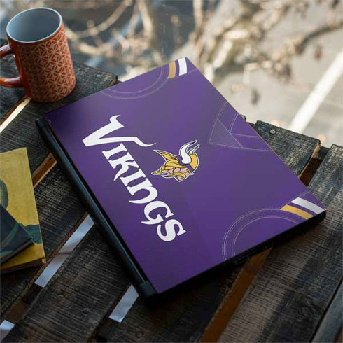 NFL Minnesota Vikings Team Jersey MSI GS65 Stealth Laptop Skin