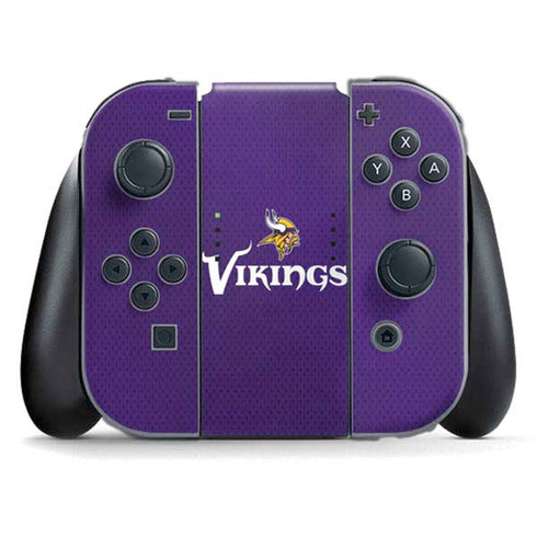 NFL Minnesota Vikings Team Jersey Nintendo Switch (2017-2021) Joy-Con Controller Skin