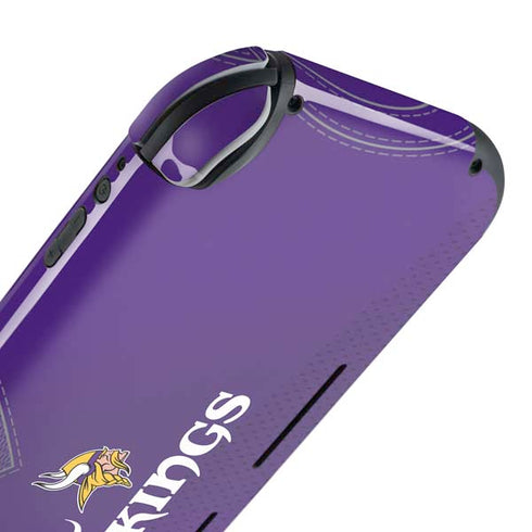 NFL Minnesota Vikings Team Jersey Nintendo Switch Lite Skin