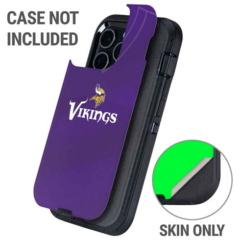 NFL Minnesota Vikings Team Jersey Otterbox Defender iPhone Skin