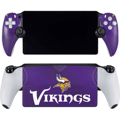 NFL Minnesota Vikings Team Jersey PlayStation Portal Remote Player Skin