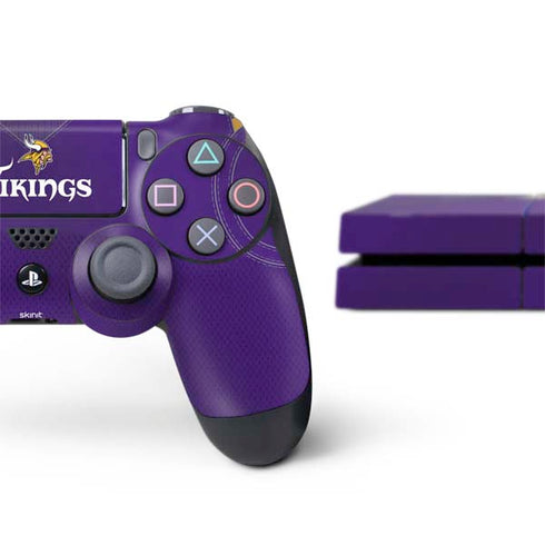 NFL Minnesota Vikings Team Jersey PS4 Console and Controller Bundle Skin