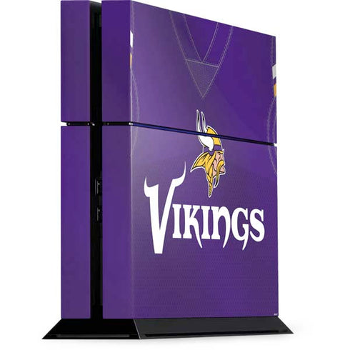 NFL Minnesota Vikings Team Jersey PS4 Console Skin