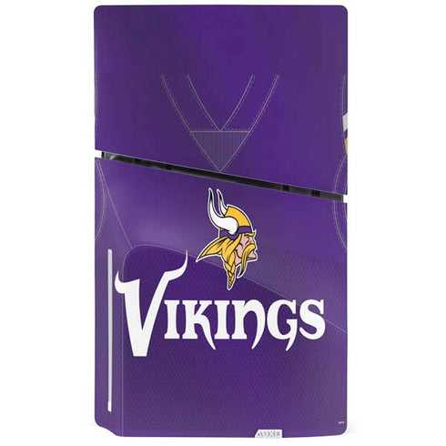 NFL Minnesota Vikings Team Jersey PS5 Slim Disk Bundle Skin