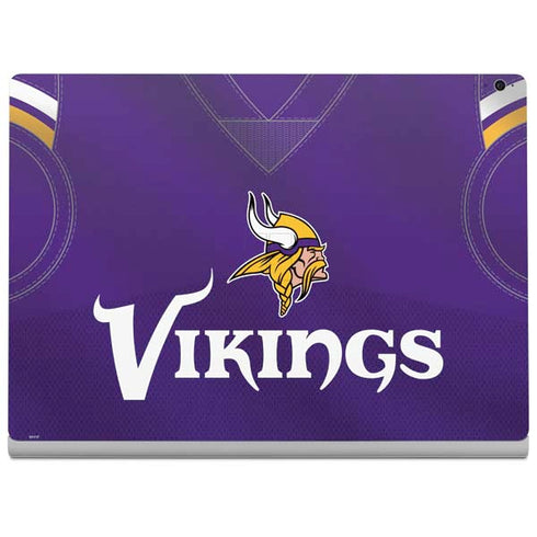NFL Minnesota Vikings Team Jersey Surface Book 2 15in Skin
