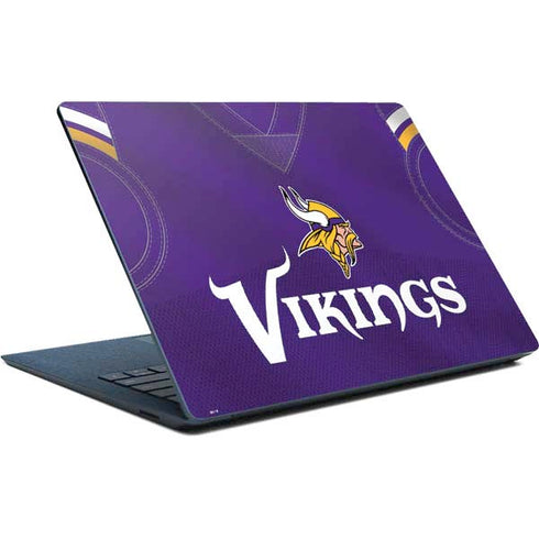 NFL Minnesota Vikings Team Jersey Surface Laptop Skin