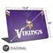 NFL Minnesota Vikings Team Jersey Universal Laptop 17in (13.8 x 10in) Skin