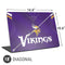 NFL Minnesota Vikings Team Jersey Universal Laptop 18in (14.6 x 10.6in) Skin