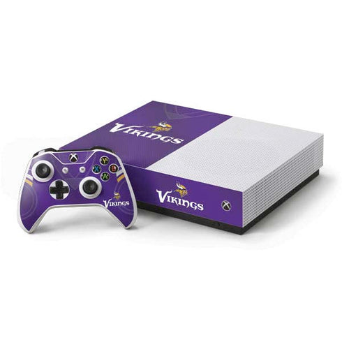 NFL Minnesota Vikings Team Jersey Xbox One S All-Digital Edition Bundle Skin