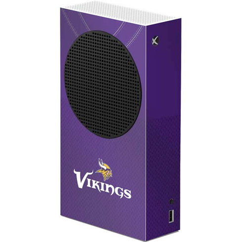 NFL Minnesota Vikings Team Jersey Xbox Series S Console Skin