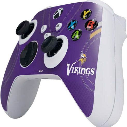 NFL Minnesota Vikings Team Jersey Xbox Series S Controller Skin