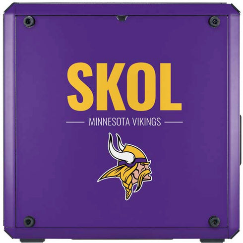 NFL Minnesota Vikings Team Motto Cooler Master MasterBox Q300L Mini Tower Skin