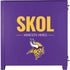 NFL Minnesota Vikings Team Motto Corsair 4000D Tempered Glass Mid-Tower ATX Case Skin