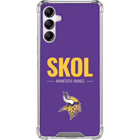 NFL Minnesota Vikings Team Motto Galaxy A15 5G Clear Case