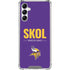 NFL Minnesota Vikings Team Motto Galaxy A15 5G Clear Case