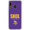 NFL Minnesota Vikings Team Motto Galaxy A20 Clear Case