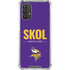 NFL Minnesota Vikings Team Motto Galaxy A32 5G Clear Case