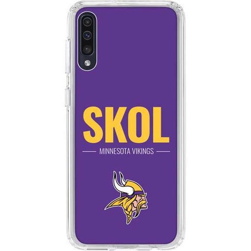 NFL Minnesota Vikings Team Motto Galaxy A50 Clear Case