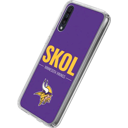 NFL Minnesota Vikings Team Motto Galaxy A50 Clear Case